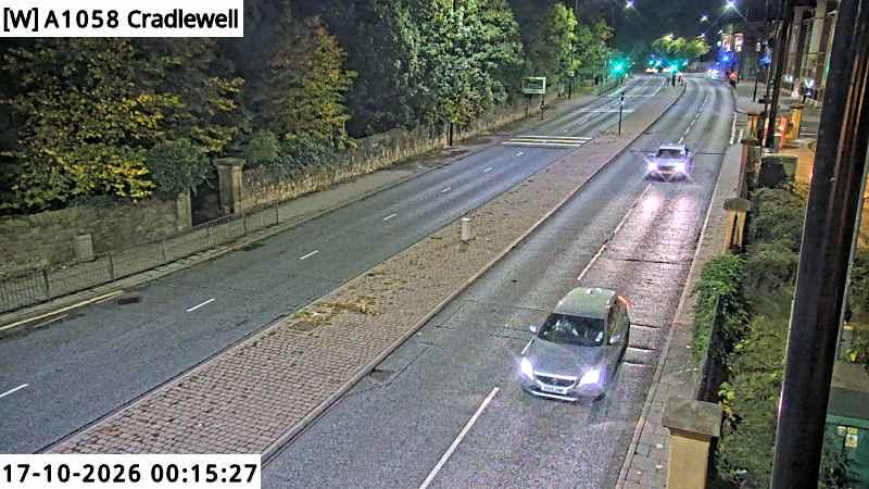 Traffic camera image 2 from Newcastle - A1058 Cradlewell / Osborne Avenue
