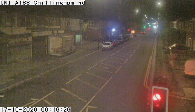 Traffic camera image 2 from Newcastle - A188 Chillingham Road / Hartford Street