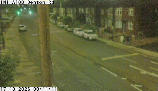 Traffic camera image 3 from Newcastle - A188 Benton Road / Cragside