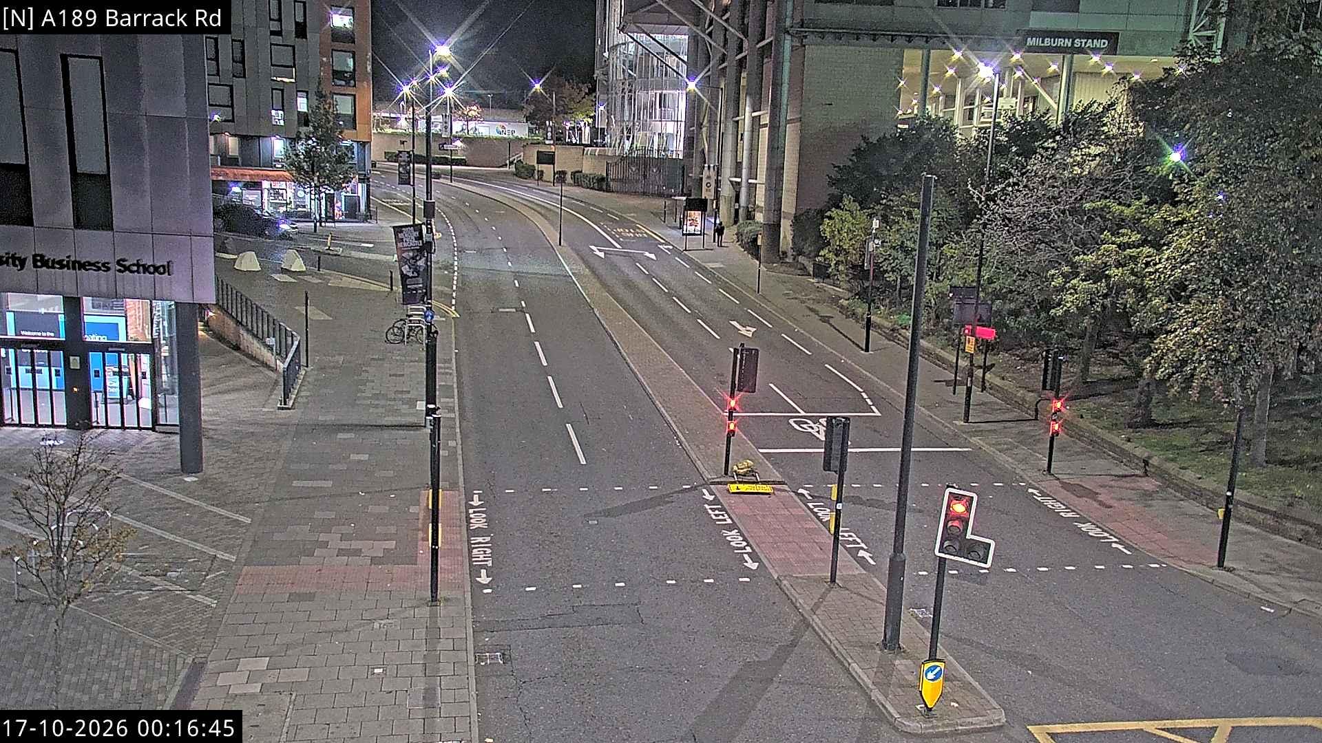 Traffic camera image 3 from Newcastle - A189 Barrack Road & Gallowgate / Strawberry Place